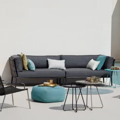 Cane-line Garden Sofas & Garden Benches|Outdoor Lounge Furniture*Conic modular sofa, airtouch , left, incl. cushions Grey