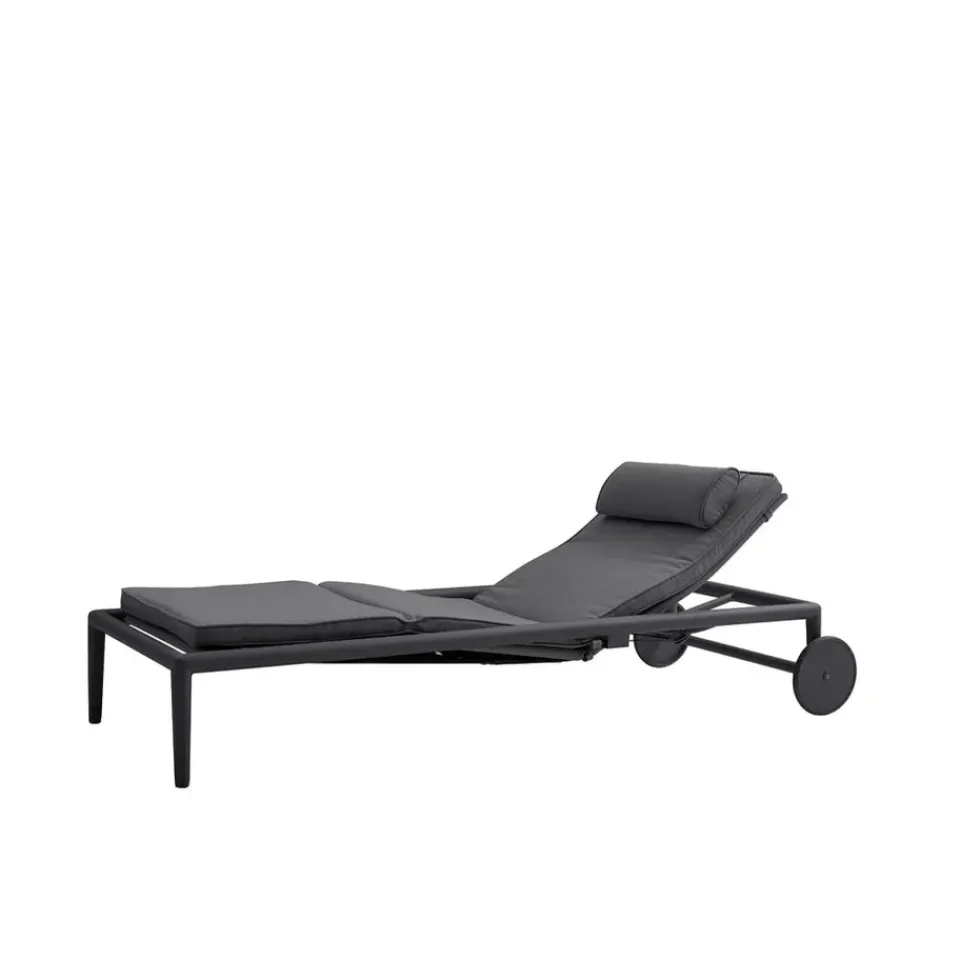 Cane-line Seating*Conic sun lounger, Grey