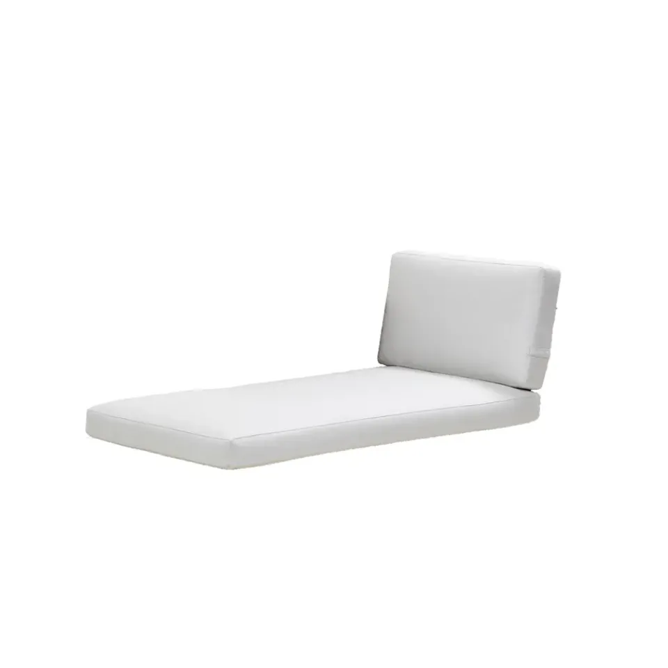 Cane-line Seat Cushions & Pads*Connect cushion set chaise lounge module, Natté White