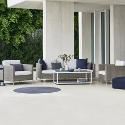 Cane-line Garden Sofas & Garden Benches|Balcony Furniture*Connect sofa 3-seater, Taupe Beige