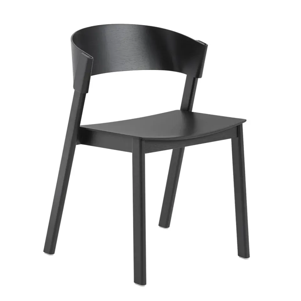 Muuto Chairs*Cover Side Chair, Black