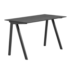 HAY Desks*CPH90 2.0 desk 65x130 cm, -lacquered oak veneer Black
