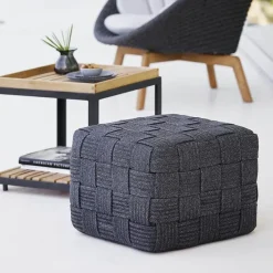 Cane-line Seating*Cube stool, Taupe Beige