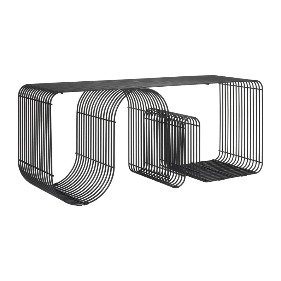 AYTM Benches*Curva seating bench 100 cm, Black