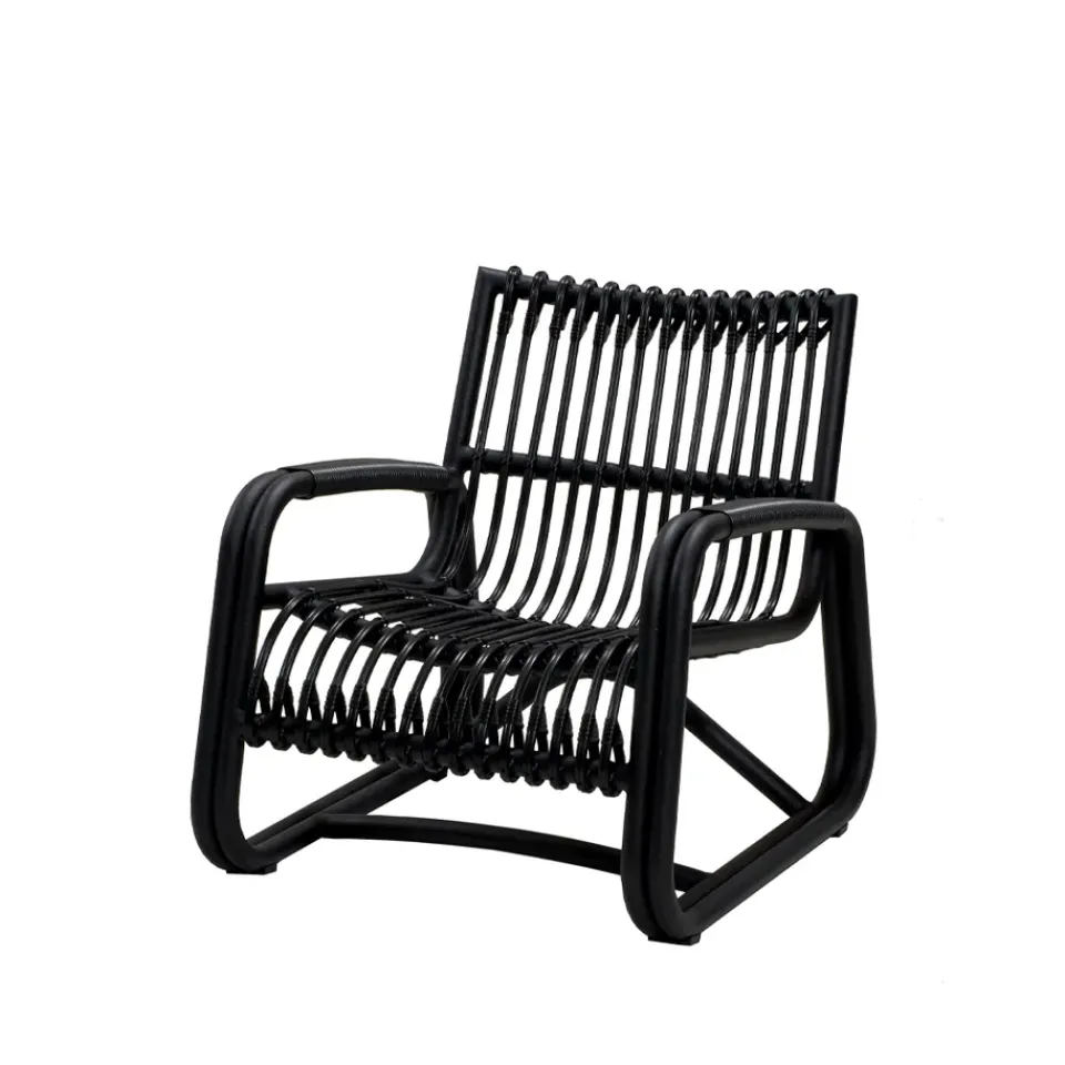 Cane-line Seating|Outdoor Lounge Furniture*Curve armchair, Lava Grey