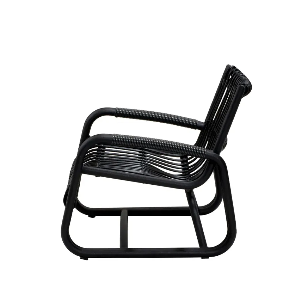 Cane-line Seating|Outdoor Lounge Furniture*Curve armchair, Lava Grey