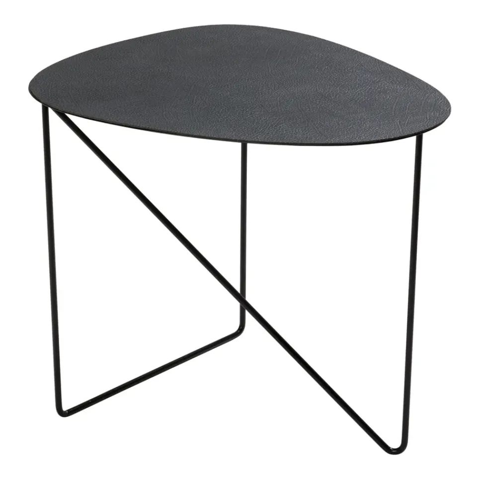 LIND DNA Side Tables*Curve Hippo side table L, -anthracite Black