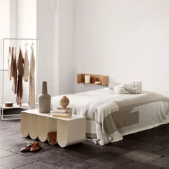 Kristina Dam Studio Benches*Curved bench, Beige