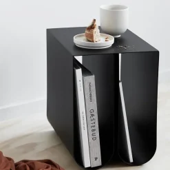 Kristina Dam Studio Side Tables*Curved side table, Stainless steel Grey