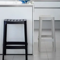Cane-line Seating*Cut barstool, White