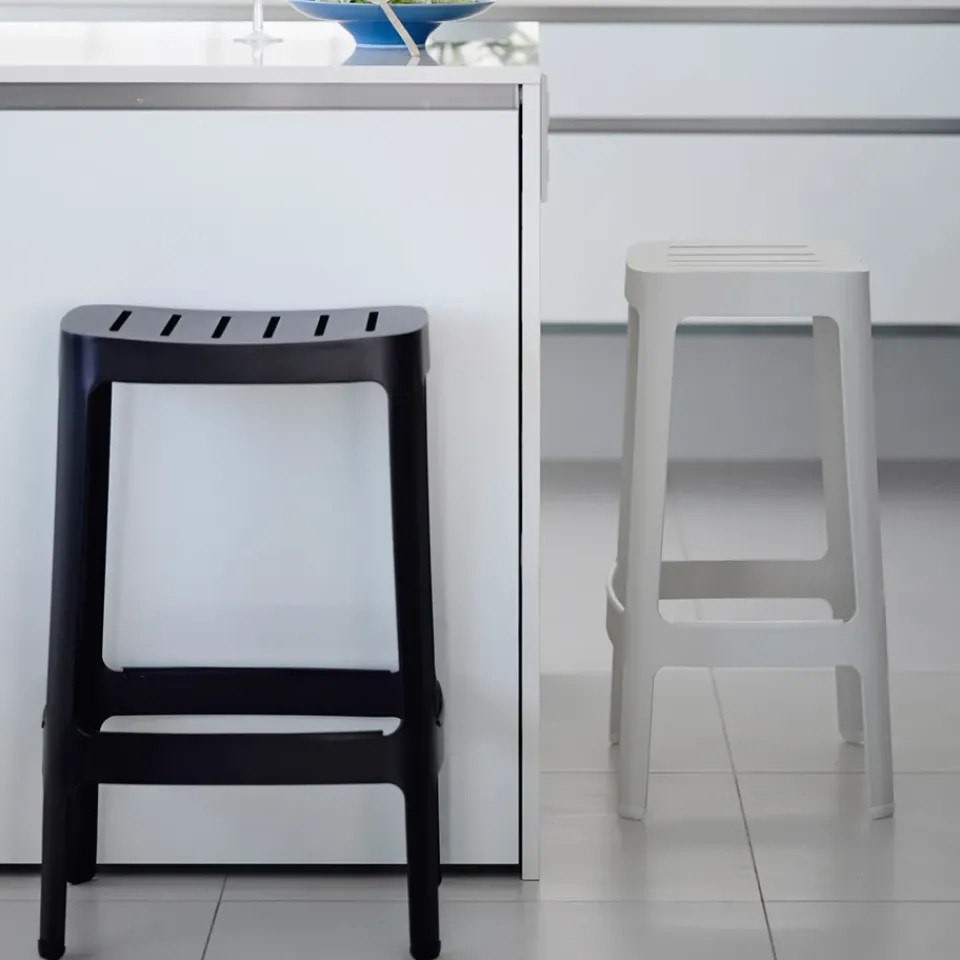 Cane-line Seating*Cut barstool, White