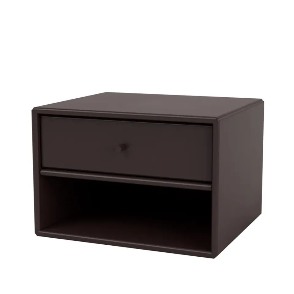 Montana Bedside Tables*Dash bedside table, Balsamic 160, incl. suspension cm Brown