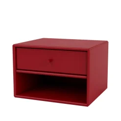 Montana Bedside Tables*Dash bedside table, Beetroot 165, incl. suspension cm Red