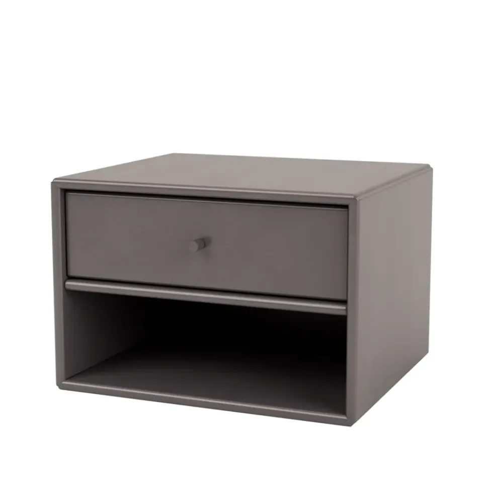 Montana Bedside Tables*Dash bedside table, Coffee 35, incl. suspension cm Brown