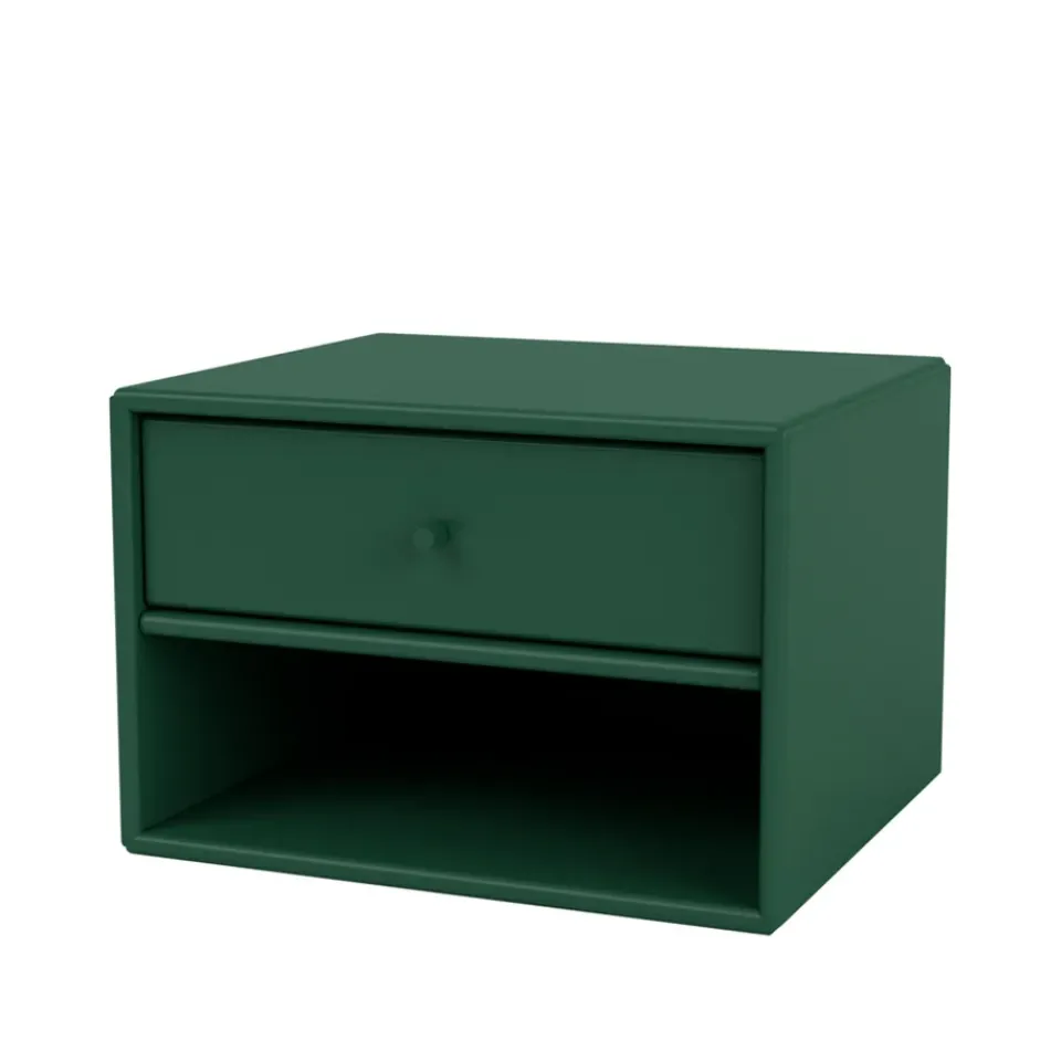 Montana Bedside Tables*Dash bedside table, Pine 136, incl. suspension cm Green