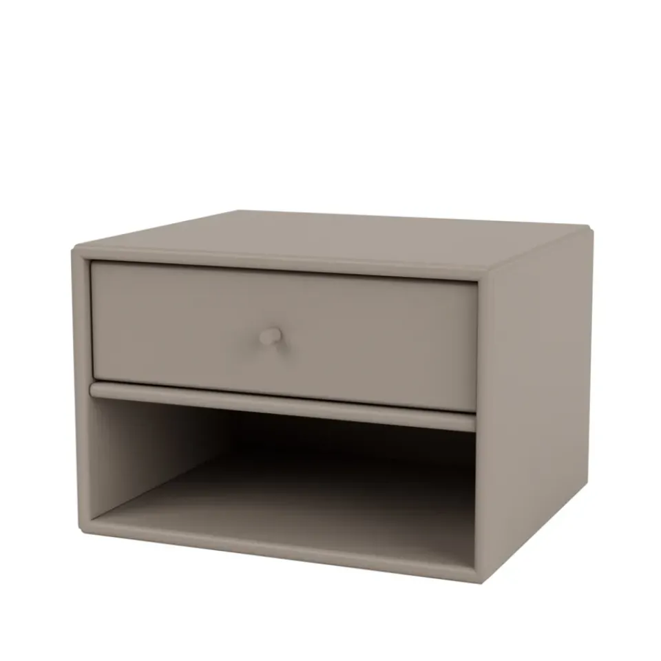 Montana Bedside Tables*Dash bedside table, Truffle 141, incl. suspension cm Beige
