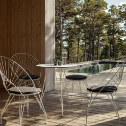 Swedese Balcony Furniture|Table For Outdoor Use*Desirée café table, , ø64cm, lacquered base White