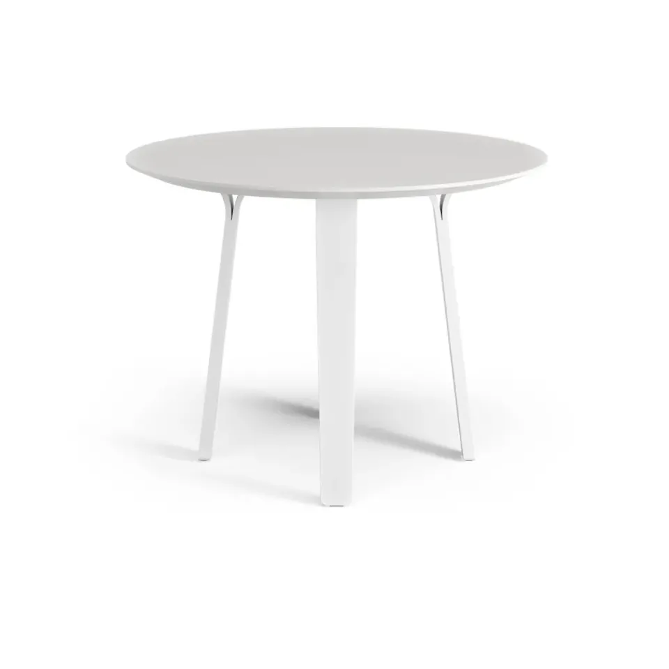 Swedese Dining Tables*Divido dining table, . ø95cm. glazed ash leg White