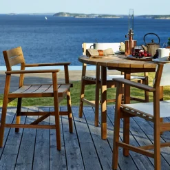 Skargaarden Table For Outdoor Use*Djurö dining table, Teak, 100 cm Brown