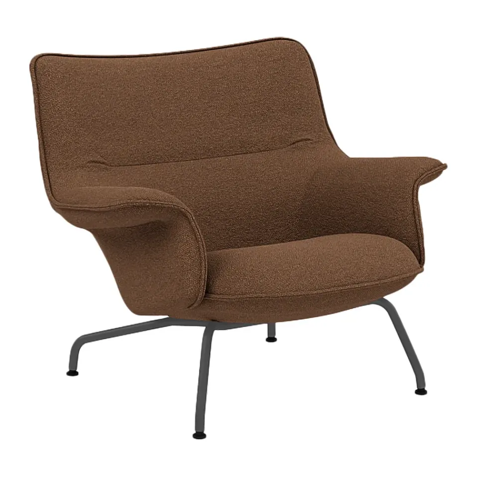 Muuto Armchairs & Footstools*Doze armchair low, Hearth 4-anthracite/black GreyBlack