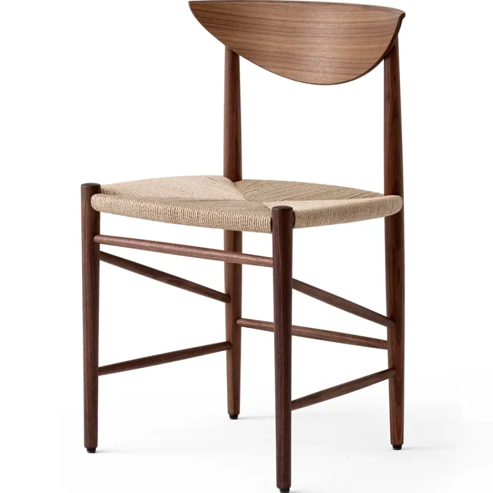 &Tradition Chairs*Drawn chair HM3, Walnut Brown