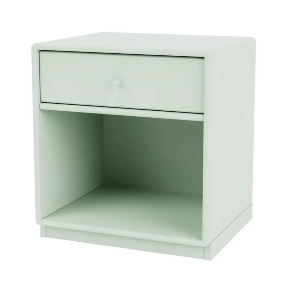 Montana Bedside Tables*Dream bedside table, Mist 161, base 3cm Green