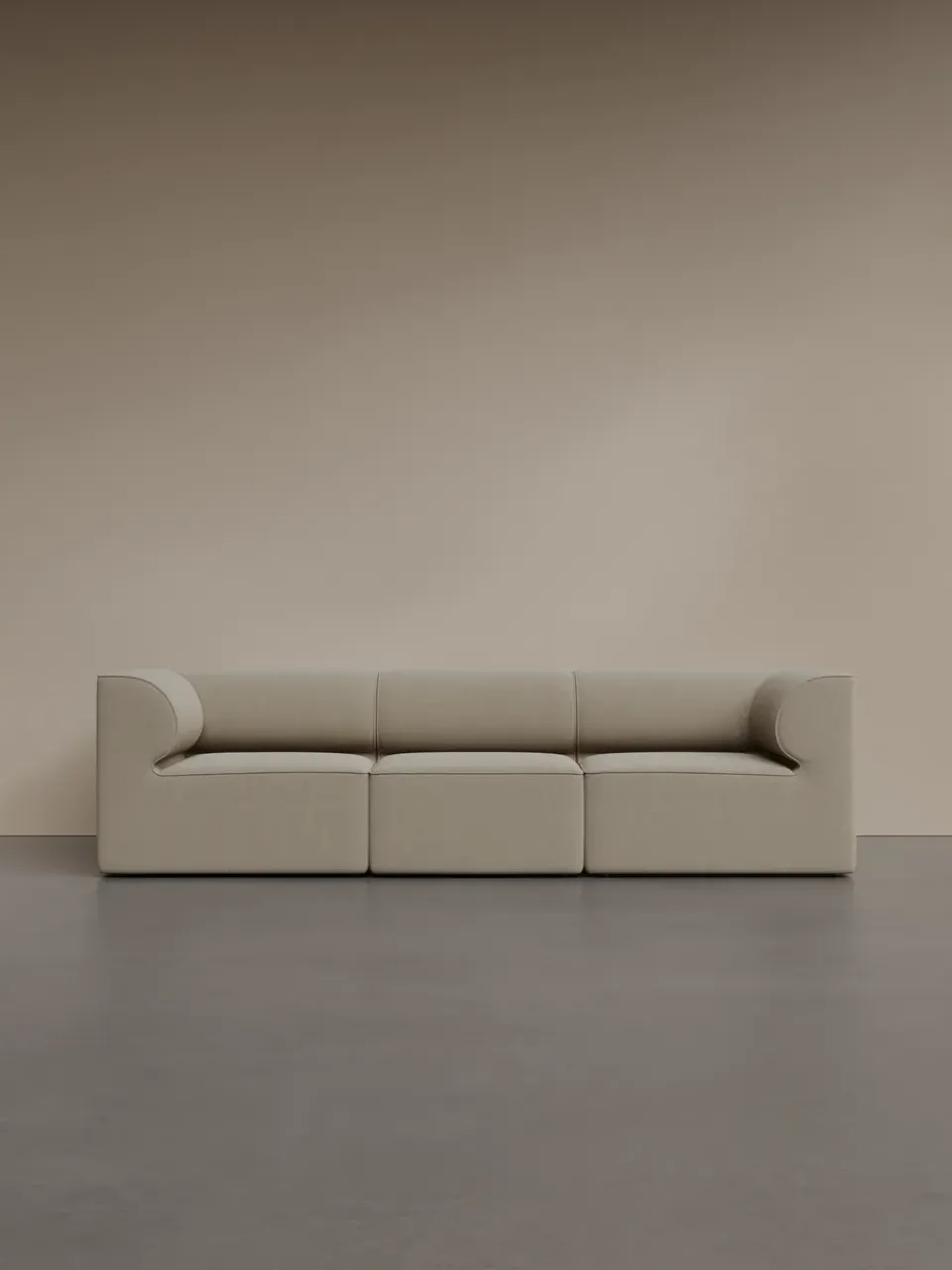 Audo Copenhagen Sofas*Eave 86 modular sofa configuration 2, 3-seat fabric bouclé 02 Beige