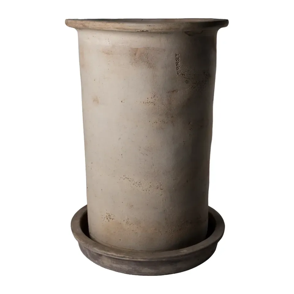 ERNST Garden Details & Accessories*terracotta pot with saucer, Ø25x35 cm Brown