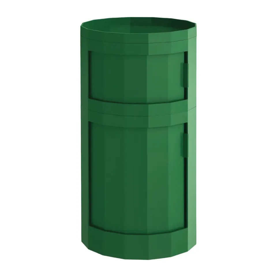 HAY Display & Glass Cabinets*Facet Cabinet 110 side table, Spinach Green