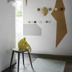 Muuto Stools*Fiber stool, Leather cognac, oak legs Brown