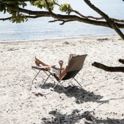 Fiam Seating*Fiesta Soft sun lounger, Fabric -aluminium frame Grey