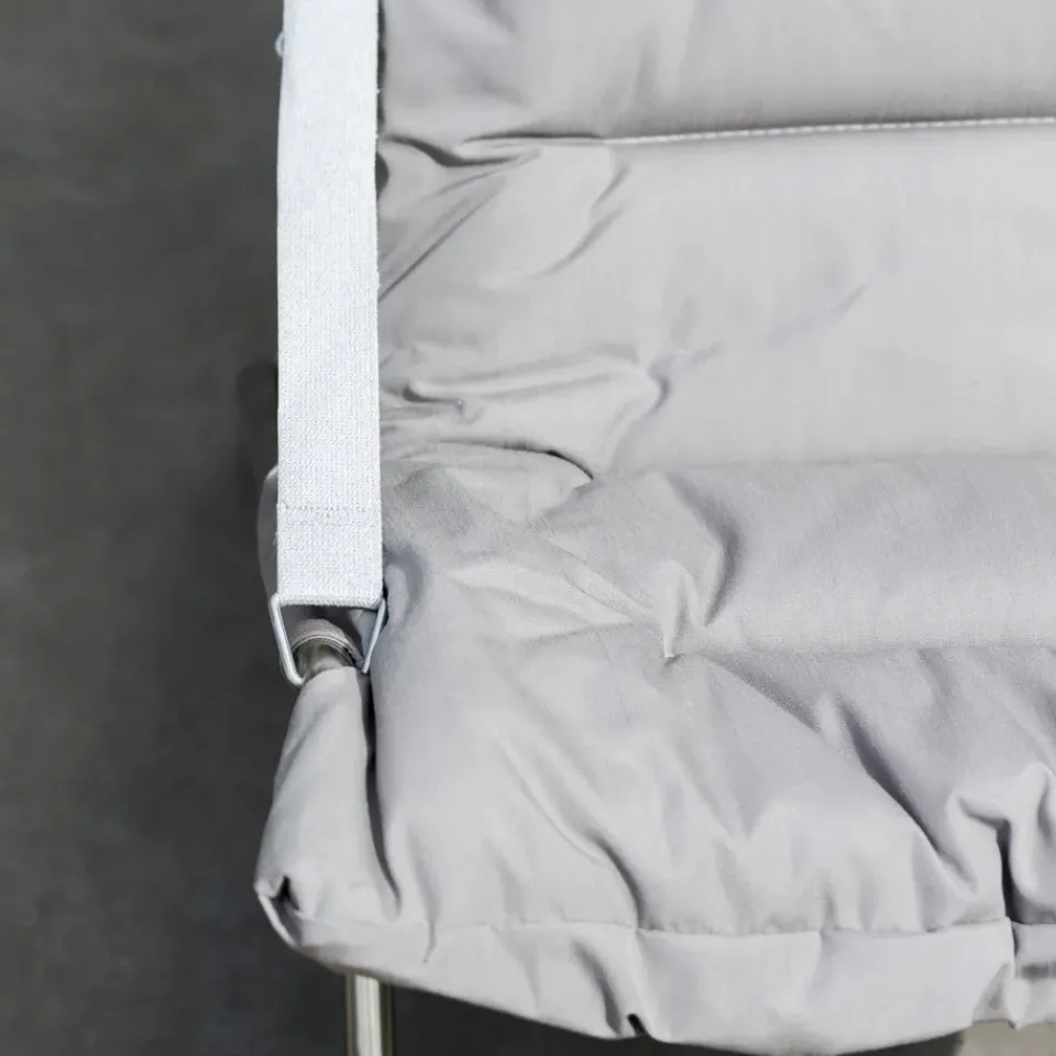 Fiam Seating*Fiesta Soft sun lounger, Fabric -aluminium frame Grey