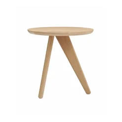 NORR11 Side Tables*Fin side table 40 cm, Natural oak Beige