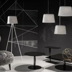 Tom Dixon Side Tables*Flash side table 30x50 cm, mirror glass- stand Black