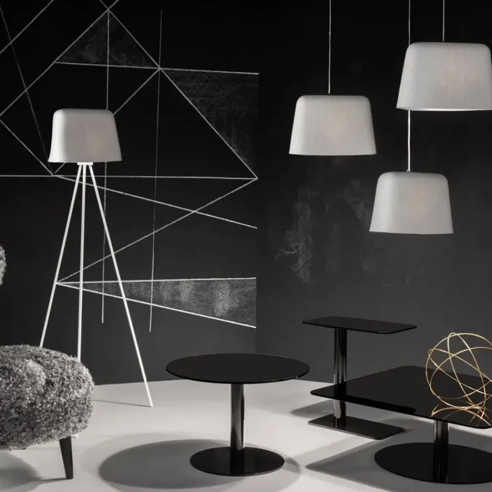 Tom Dixon Side Tables*Flash side table 30x50 cm, mirror glass- stand Black