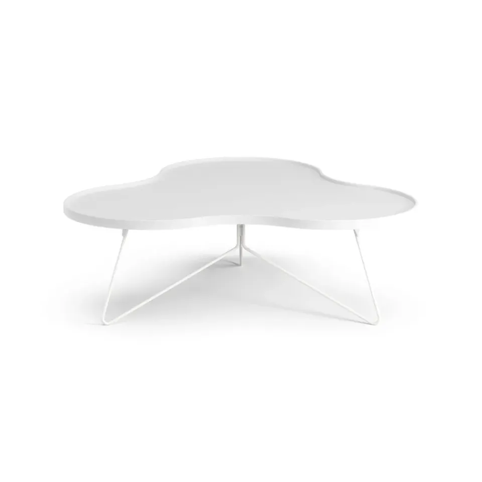 Swedese Coffee Tables*Flower mono table 107x114 cm, H39 cm Ash glazed White