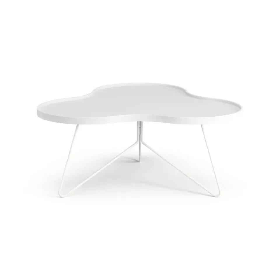 Swedese Coffee Tables*Flower mono table 84x90 cm, H39 cm Ash glazed White