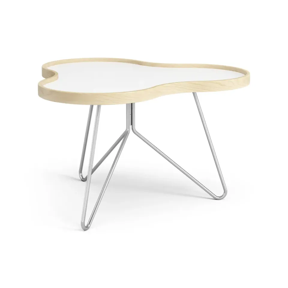Swedese Coffee Tables*Flower table 62x66 cm, H39 cm birch laquered Black