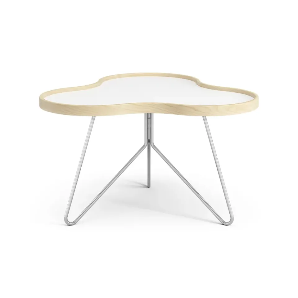Swedese Coffee Tables*Flower table 62x66 cm, H39 cm birch laquered Black