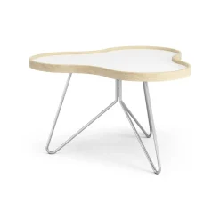 Swedese Coffee Tables*Flower table 62x66 cm, H39 cm birch laquered Black