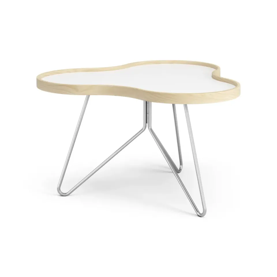 Swedese Coffee Tables*Flower table 62x66 cm, H39 cm birch laquered Black