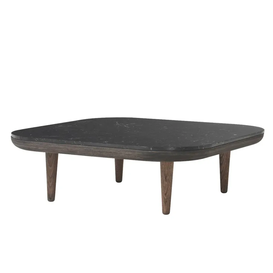 &Tradition Coffee Tables*Fly table Sc4, Smoked oiled oak + marble Black