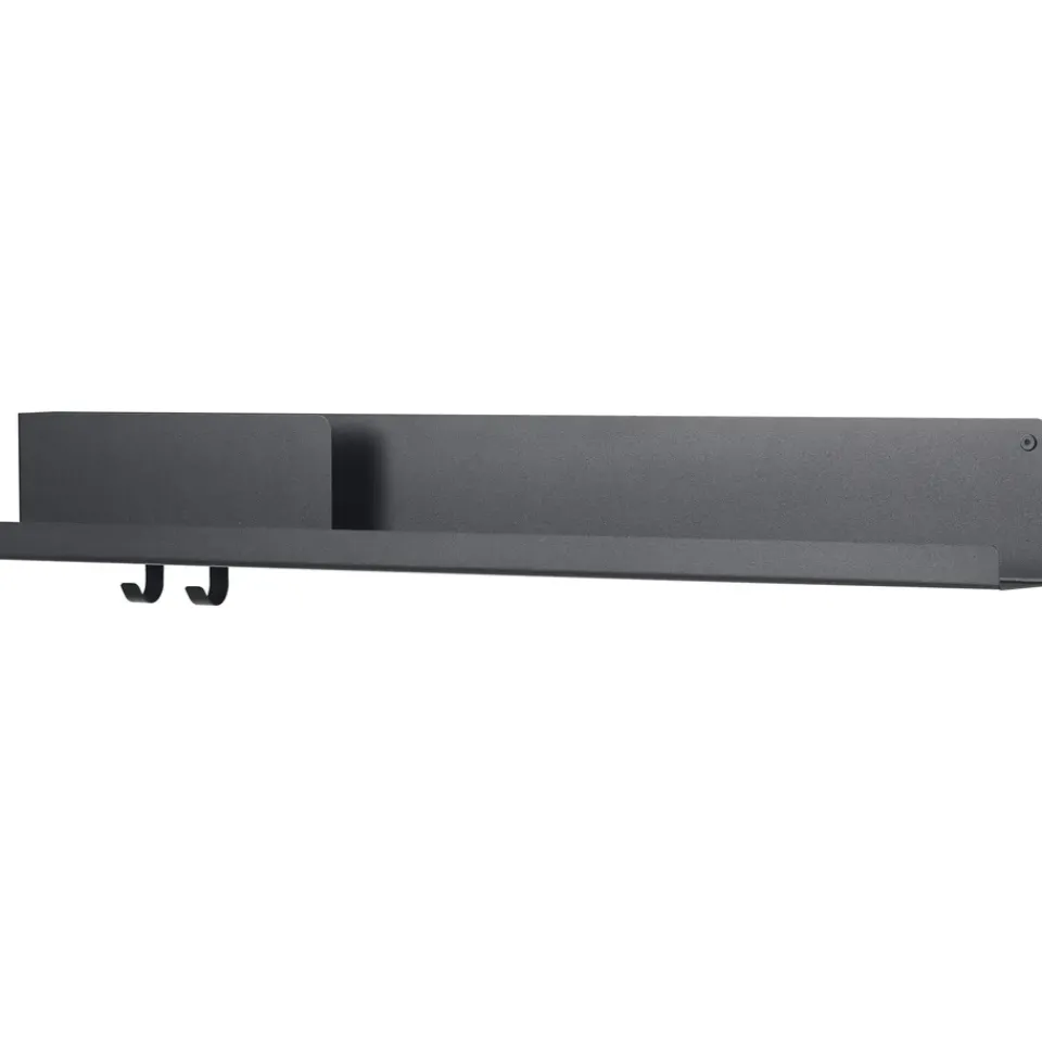 Muuto Shelves & Shelving Systems*Folded shelf large, Black