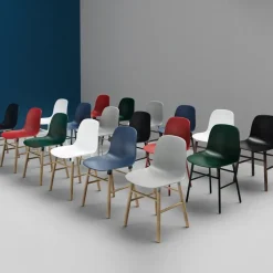 Normann Copenhagen Chairs*Form Chair, , oak legs Green