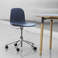 Normann Copenhagen Office Chairs*Form swivel chair, 5W office chair, , aluminium, wheels Black