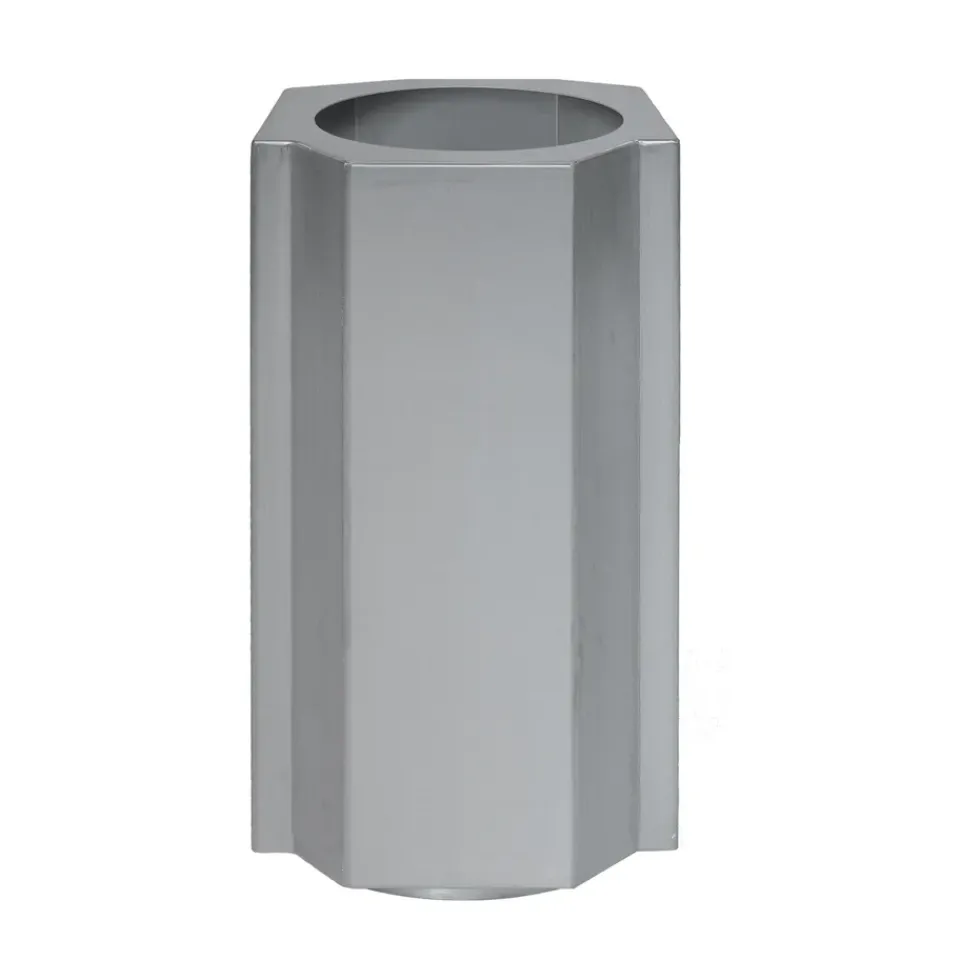 Louise Roe Garden Details & Accessories*Funki pot S 36 cm, Brushed Aluminium Silver-coloured