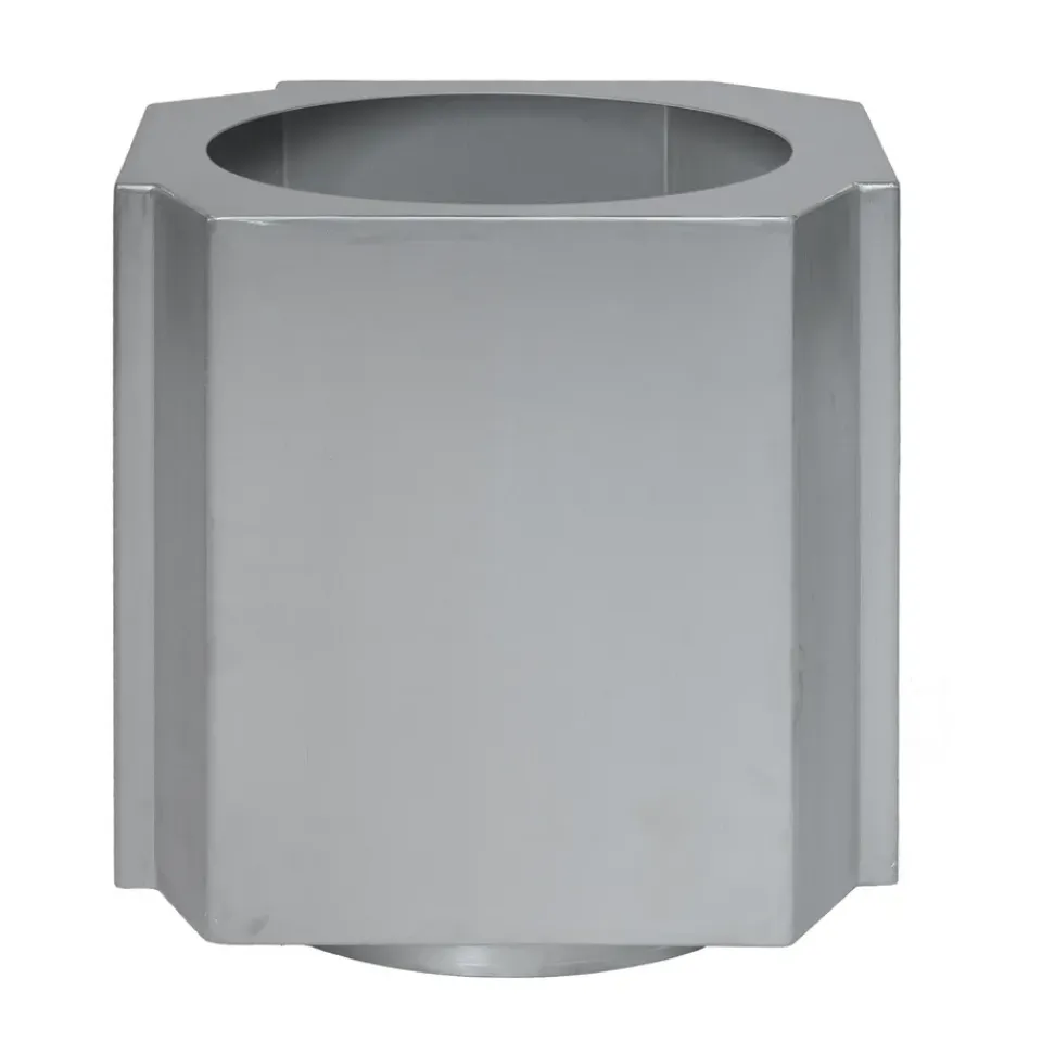 Louise Roe Garden Details & Accessories*Funki Pot XL 70 cm, Brushed Aluminium Silver-coloured