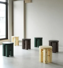 Normann Copenhagen Stools*Fyr stool 45 cm, Dark Brown