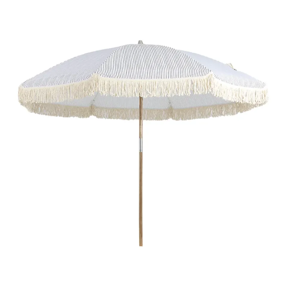 Brafab Sun Protection*Gatsby parasol, stripe, Ø256 cm Grey