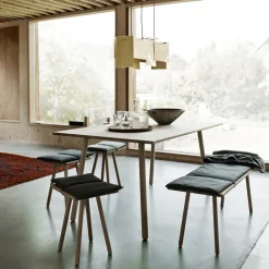 Fritz Hansen Stools*Georg stool, oak BrownGrey